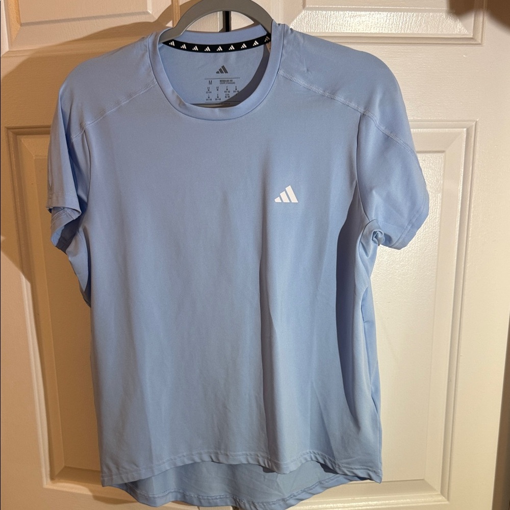Adidas Women's Sky Blue Short Sleeve Tee